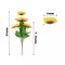 45 Yellow Silk Sunflowers 5 Bushes Wedding Flowers Arrangements Centerpieces